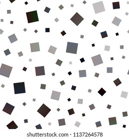 Dark Green, Red vector seamless pattern in square style. Modern abstract illustration with colorful rectangles. Smart design for your business advert.