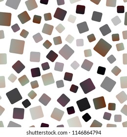 Dark Green, Red vector seamless template with crystals, rectangles. Illustration with set of colorful rectangles. Smart design for your business advert.