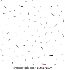 Dark Green, Red vector seamless texture with colored lines. Glitter abstract illustration with colored sticks. Smart design for your business advert.