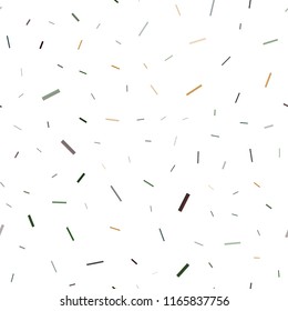 Dark Green, Red vector seamless cover with long lines. Blurred decorative design in simple style with lines. The template can be used as a background.