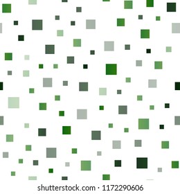 Dark Green, Red vector seamless cover in polygonal style. Modern abstract illustration with colorful rectangles. Best design for your ad, poster, banner.