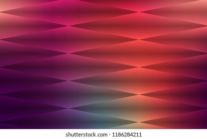 Dark Green, Red vector seamless template with crystals, rectangles. Rectangles on abstract background with colorful gradient. Design for textile, fabric, wallpapers.