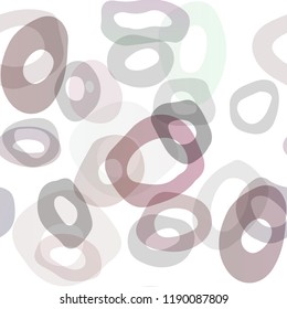 Dark Green, Red vector seamless background with bubbles. Modern abstract illustration with colorful water drops. Pattern for design of fabric, wallpapers.