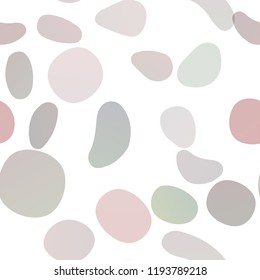 Dark Green, Red vector seamless background with bubbles. Blurred bubbles on abstract backdrop with colorful gradient. Template for business cards, websites.