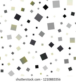 Dark Green, Red vector seamless backdrop with rectangles, squares. Glitter abstract illustration with rectangular shapes. Modern template for your landing page.