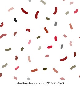 Dark Green, Red vector seamless pattern with bent ribbons. Creative geometric illustration in marble style with gradient. The best blurred design for your business.