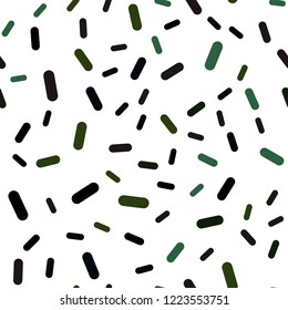 Dark Green, Red vector seamless pattern with sharp lines. Shining colored illustration with sharp stripes. The pattern for ad, booklets, leaflets.