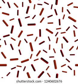 Dark Green, Red vector seamless, isometric layout with flat lines. Modern geometrical abstract illustration with Lines. Pattern for design of fabric, wallpapers.