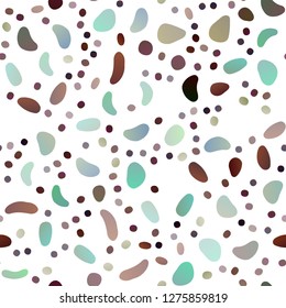 Dark Green, Red vector seamless background with bubbles. Modern abstract illustration with colorful water drops. Trendy design for wallpaper, fabric makers.