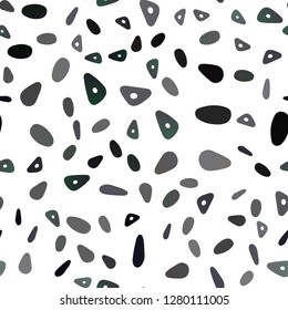 Dark Green, Red vector seamless backdrop with lines, circles. Decorative design in abstract style with lines, dots. Modern template for your landing page.