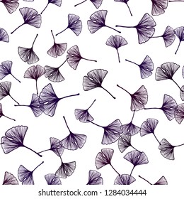 Dark Green, Red vector seamless natural artwork with leaves. Glitter abstract illustration with doodles and leaves. Template for business cards, websites.