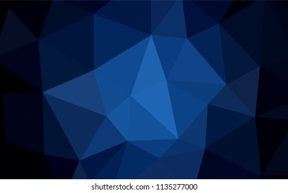 Dark Green, Red vector shining triangular cover. Creative geometric illustration in Origami style with gradient. Template for cell phone's backgrounds.