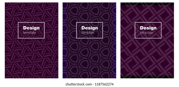Dark Green, Red vector style guide for notepads. Blurred decorative design in abstract style with textbox. Pattern for business books, journals.