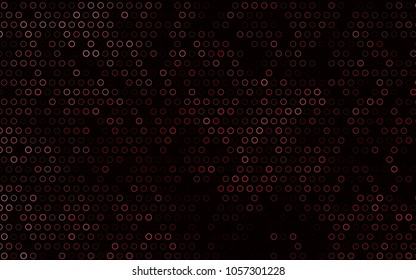 Dark Green, Red vector  template with circles. Blurred decorative design in abstract style with bubbles. Completely new template for your brand book.