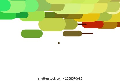 Dark Green, Red vector template with repeated sticks. Decorative shining illustration with lines on abstract template. Smart design for your business advert.