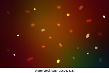 Dark Green, Red vector template with ice snowflakes. Modern geometrical abstract illustration with crystals of ice. The pattern can be used for year new  websites.