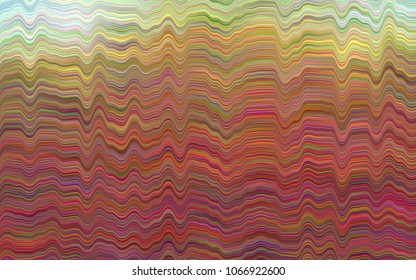 Dark Green, Red vector template with bent lines. A completely new color illustration in marble style. A completely new template for your business design.