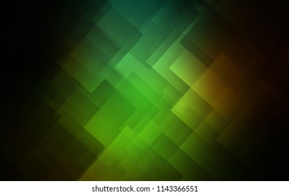 Dark Green, Red vector template with repeated sticks. Lines on blurred abstract background with gradient. Smart design for your business advert.