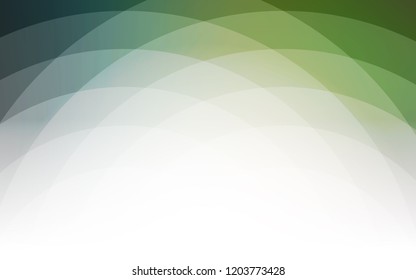 Dark Green, Red vector template with bubble shapes. Modern gradient abstract illustration with bandy lines. The elegant pattern for brand book.