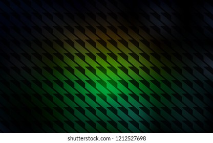Dark Green, Red vector template with repeated sticks. Colorful shining illustration with lines on abstract template. Smart design for your business advert.