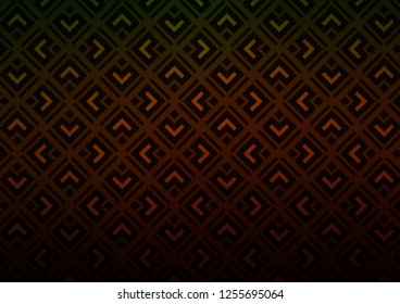 Dark Green, Red vector template with sticks, squares. Shining colorful illustration with lines, rectangles. Pattern for business booklets, leaflets.