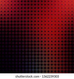 Dark Green, Red vector template with circles. Illustration with set of shining colorful abstract spheres. Pattern for wallpapers, curtains.