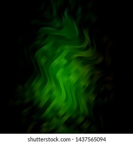 Dark Green, Red vector template with lines. Colorful illustration, which consists of curves. Template for your UI design.