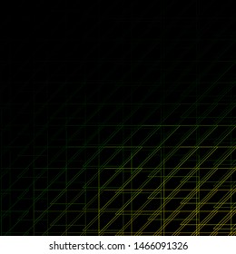 Dark Green, Red vector template with lines. Colorful gradient illustration with abstract flat lines. Best design for your posters, banners.