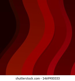 Dark Green, Red vector template with curved lines. Brand new colorful illustration with bent lines. Pattern for websites, landing pages.