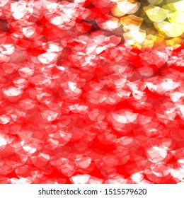 Dark Green, Red vector template with circles. Abstract colorful disks on simple gradient background. Design for your commercials.