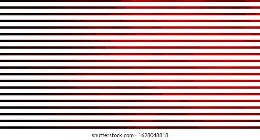 Dark Green, Red vector template with lines. Geometric abstract illustration with blurred lines. Template for your UI design.