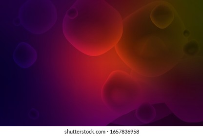 Dark Green, Red vector template with lines, ovals. Brand-new colored illustration in memphis style with gradient. Brand-new design for your ads, poster, banner.