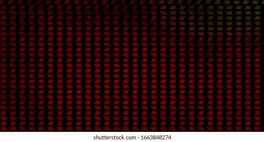 Dark Green, Red vector template with esoteric signs. Abstract illustration with gothic gradient shapes. Simple design for occult depiction.