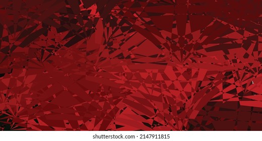 Dark Green, Red vector template with abstract forms. Illustration with colorful shapes in abstract style. Background for cell phones.