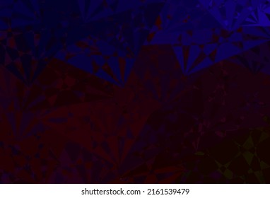 Dark Green, Red vector template with abstract forms. Illustration with colorful shapes in abstract style. Background for cell phones.