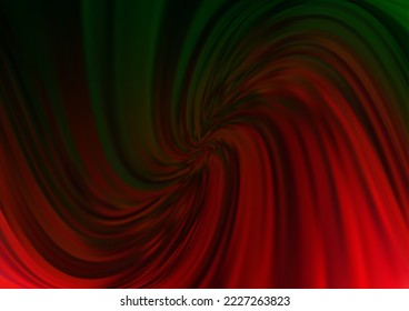 Dark Green, Red vector template with bubble shapes. Geometric illustration in marble style with gradient.  The elegant pattern for brand book.