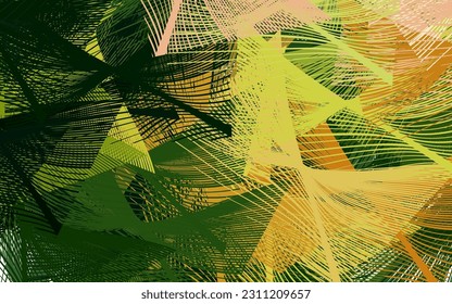 Dark Green, Red vector template with repeated sticks. Shining colored illustration with sharp stripes. Pattern for ad, booklets, leaflets.