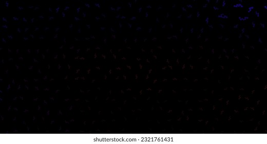 Dark green, red vector template with abstract forms. Illustration with colorful shapes in abstract style. Modern design for your ads.