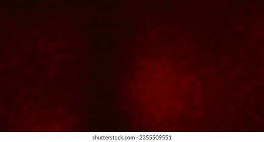 Dark green, red vector template in a hexagonal style. Modern abstract illustration in hexagonal style with gradient. Texture for wallpaper patterns.