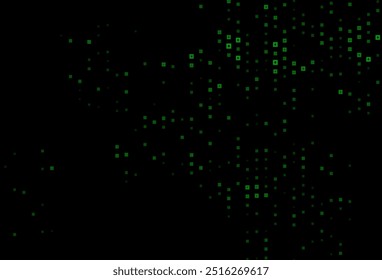 Verde oscuro, Plantilla de Vector rojo con rombo. Diseño decorativo en estilo abstracto con rectángulos. El patrón se puede utilizar para los Sitios web.