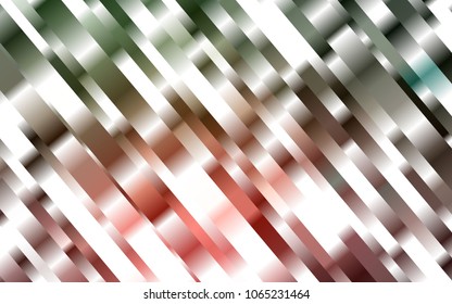Dark Green, Red vector texture with colored lines. Glitter abstract illustration with colored sticks. The pattern can be used for websites.