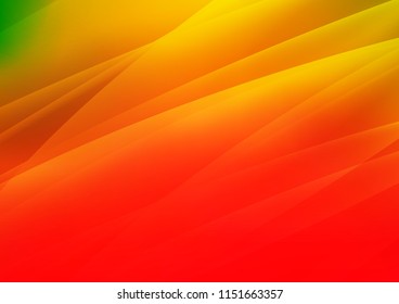 Dark Green, Red vector texture with colored lines. Decorative shining illustration with lines on abstract template. The pattern can be used as ads, poster, banner for commercial.
