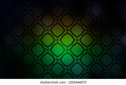 Dark Green, Red vector texture with beautiful stars. Modern geometrical abstract illustration with stars. Best design for your ad, poster, banner.