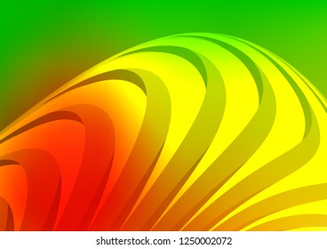 Dark Green, Red vector texture with colored lines. Modern geometrical abstract illustration with staves. The pattern can be used for websites.