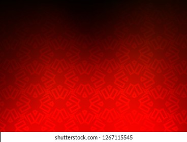 Dark Green, Red vector texture in poly style with cubes. Illustration with colorful triangles, rectangles. Pattern for busines ad, booklets, leaflets
