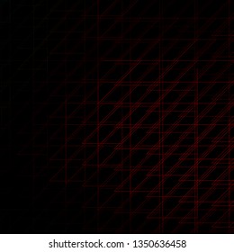 Dark Green, Red vector texture with lines. Gradient illustration with straight lines in abstract style. Template for your UI design.