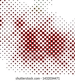 Dark Green, Red vector texture in rectangular style. Illustration with a set of gradient rectangles. Best design for your ad, poster, banner.