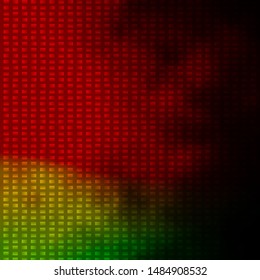 Dark Green, Red vector texture in rectangular style. Abstract gradient illustration with colorful rectangles. Pattern for commercials, ads.