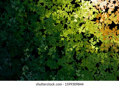 Dark Green, Red vector texture with abstract forms. Decorative design in abstract style with random forms. Best smart design for your business.