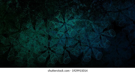 Dark green, red vector texture with disks. Abstract colorful disks on simple gradient background. Design for your commercials.